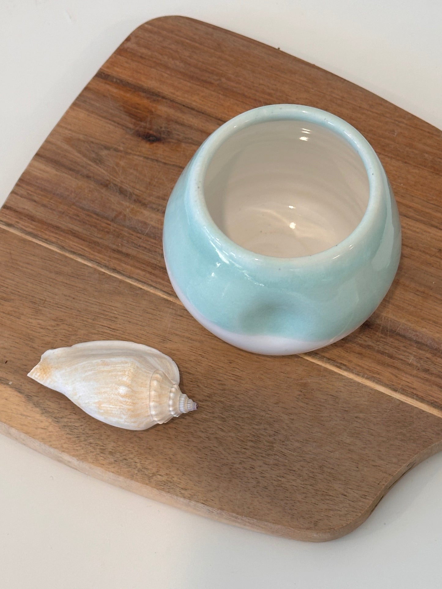 Aqua Ceramic Dimple Cup Short