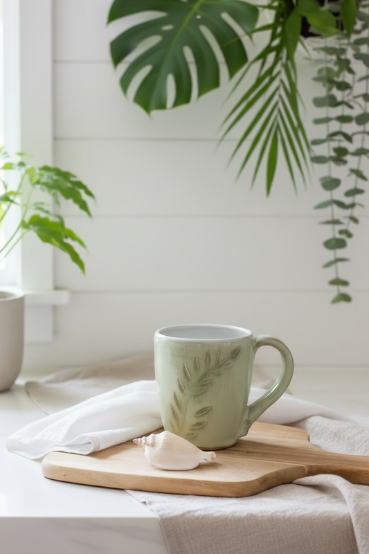Carved Fern Cup