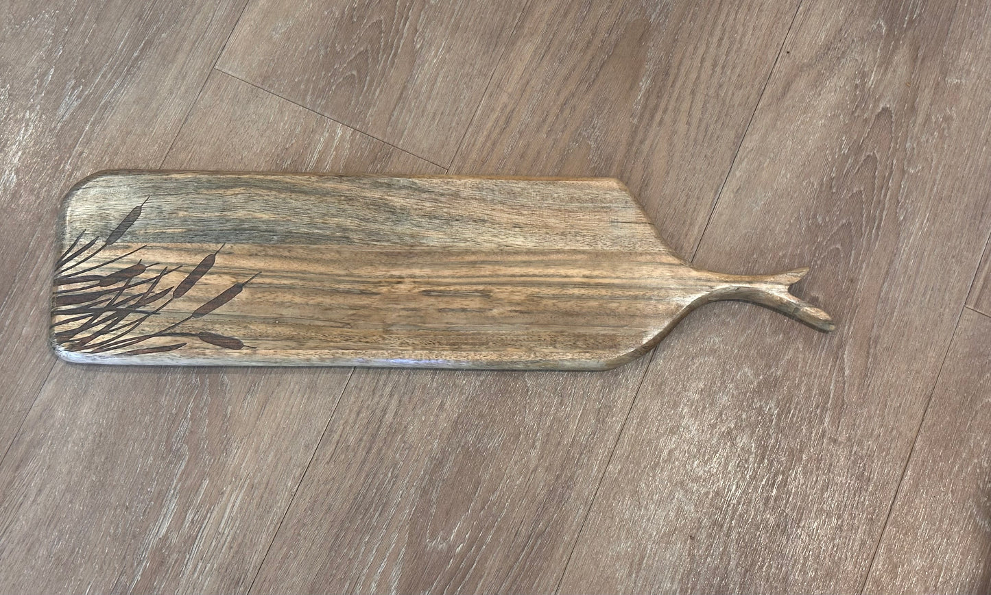Grass Etched Natural Finish Chopping Board