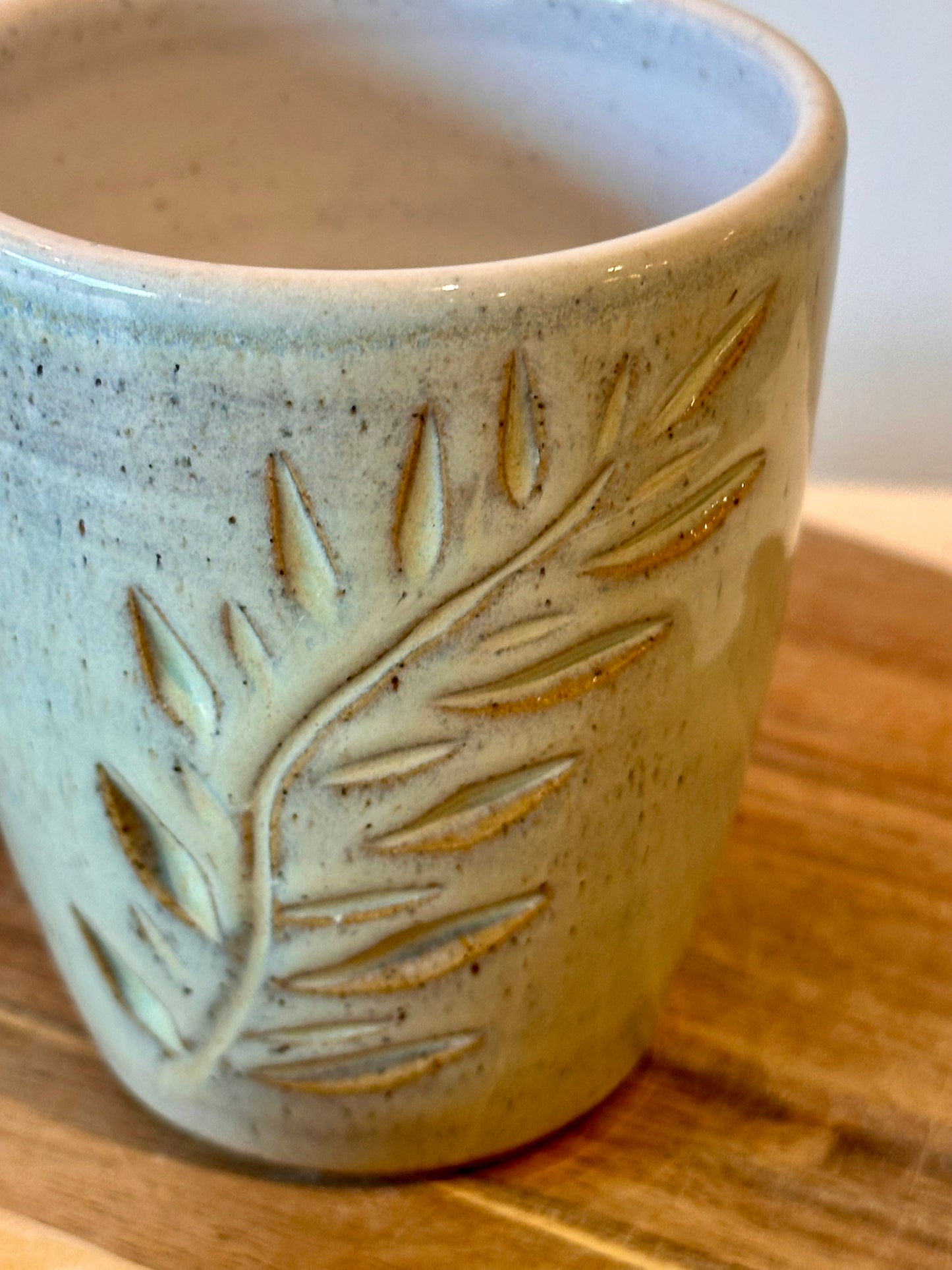 Carved Fern Cup
