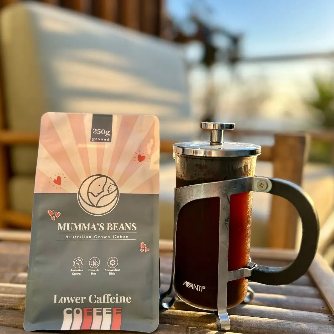 Australian Grown Coffee - 250g whole beans or ground - Full taste, low acidity, less caffeine