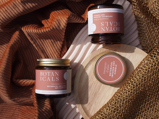 Lemongrass & Plum Botanicals Mini Candle