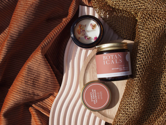 Hibiscus & Lime Botanicals Mini Candle