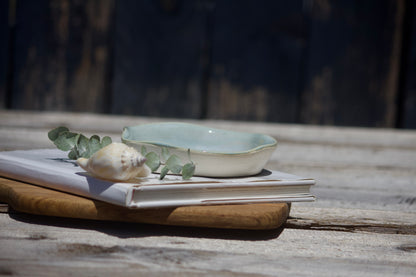 Wave ceramic trinket bowl