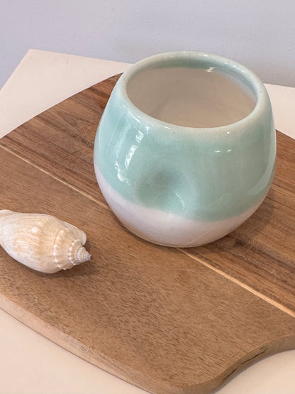 Aqua Ceramic Dimple Cup Short
