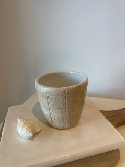 Foxtail grass ceramic mugs