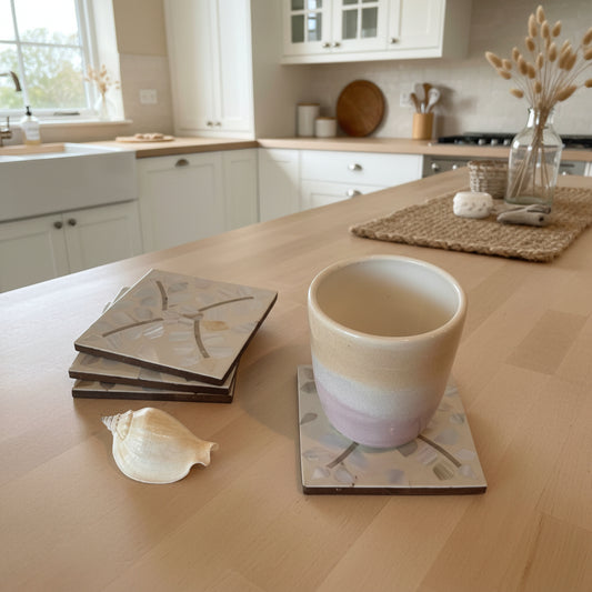 Mother Of Pearl Coasters (pack of four)
