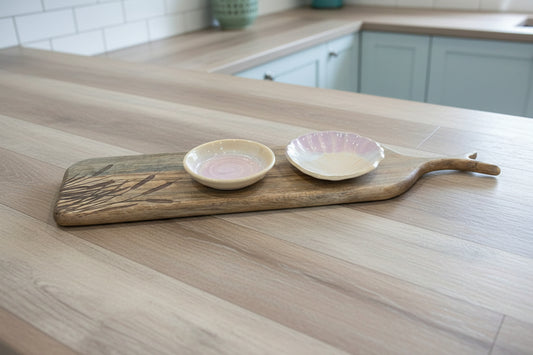 Grass Etched Natural Finish Chopping Board