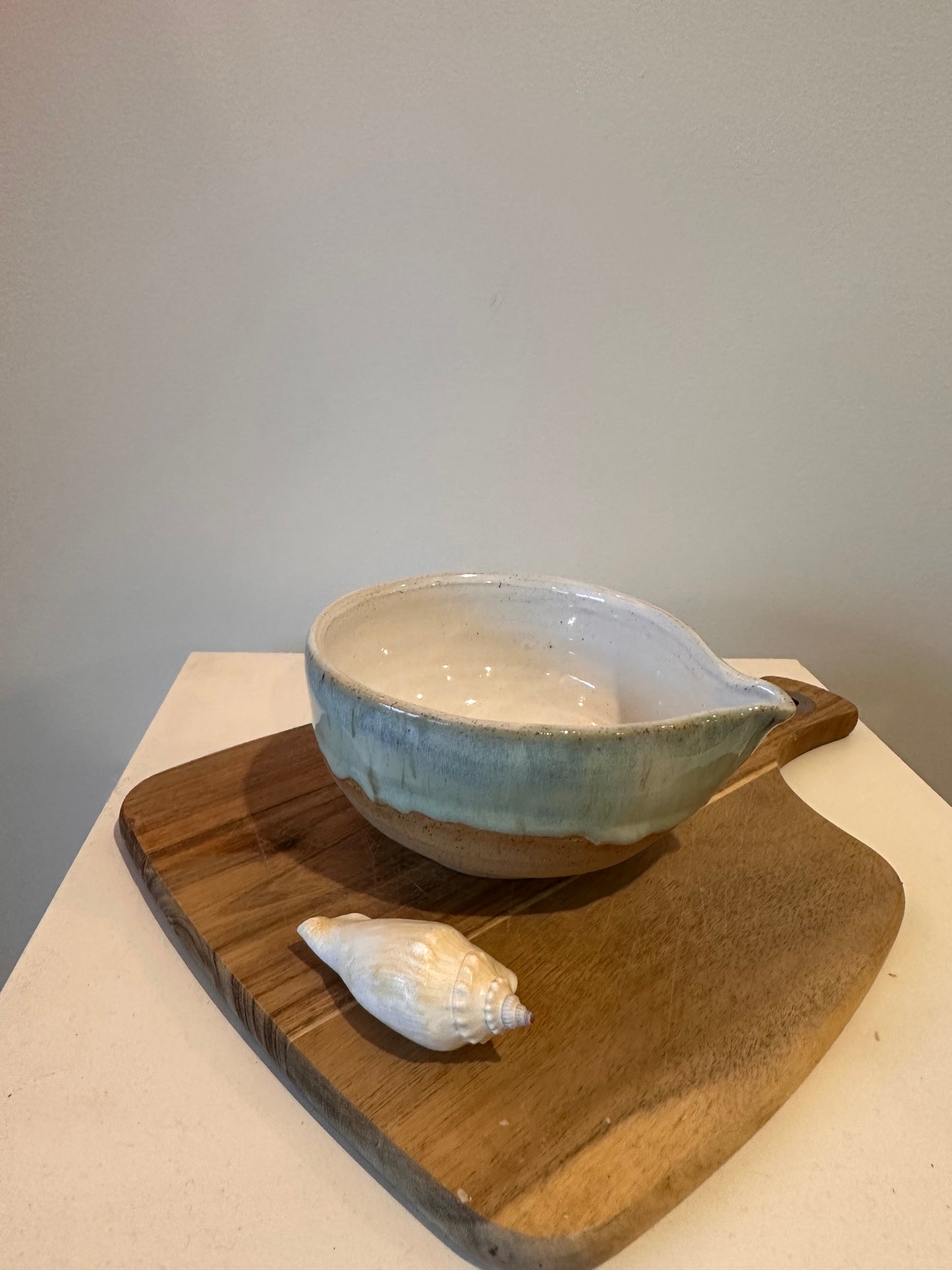 Drippy glaze handmade ceramic matcha bowls