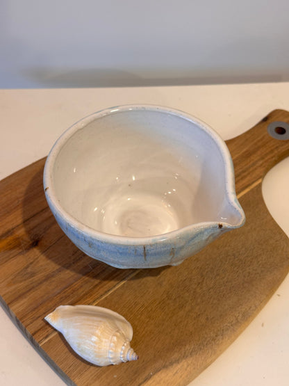 Drippy glaze handmade ceramic matcha bowls