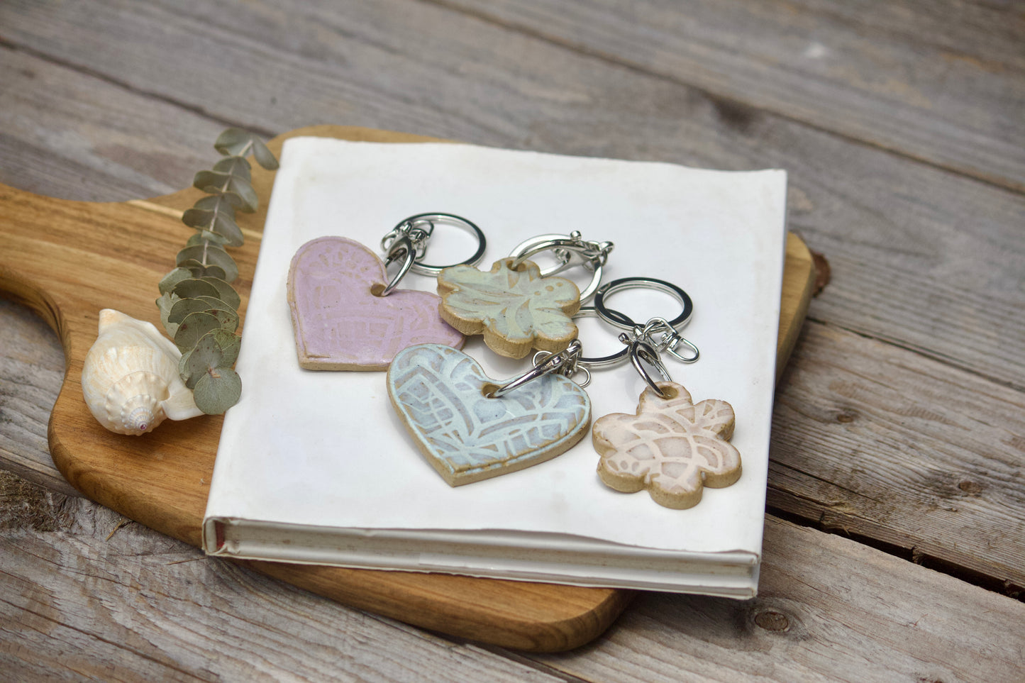 Pastel Ceramic Keychain/Bag charm