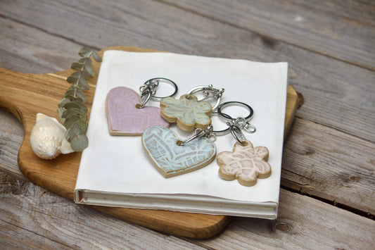 Pastel Ceramic Keychain/Bag charm