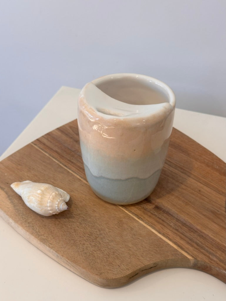 Watercolour Handmade Ceramic Travel Mugs