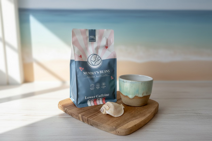 Australian Grown Coffee - 250g whole beans or ground - Full taste, low acidity, less caffeine