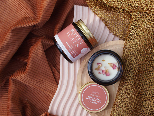 Sage & Cucumber Botanicals Mini Candle